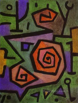  Rose Oil Painting - Heroic Roses Paul Klee